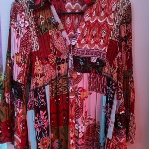 Colorful Bohemian Print Dress